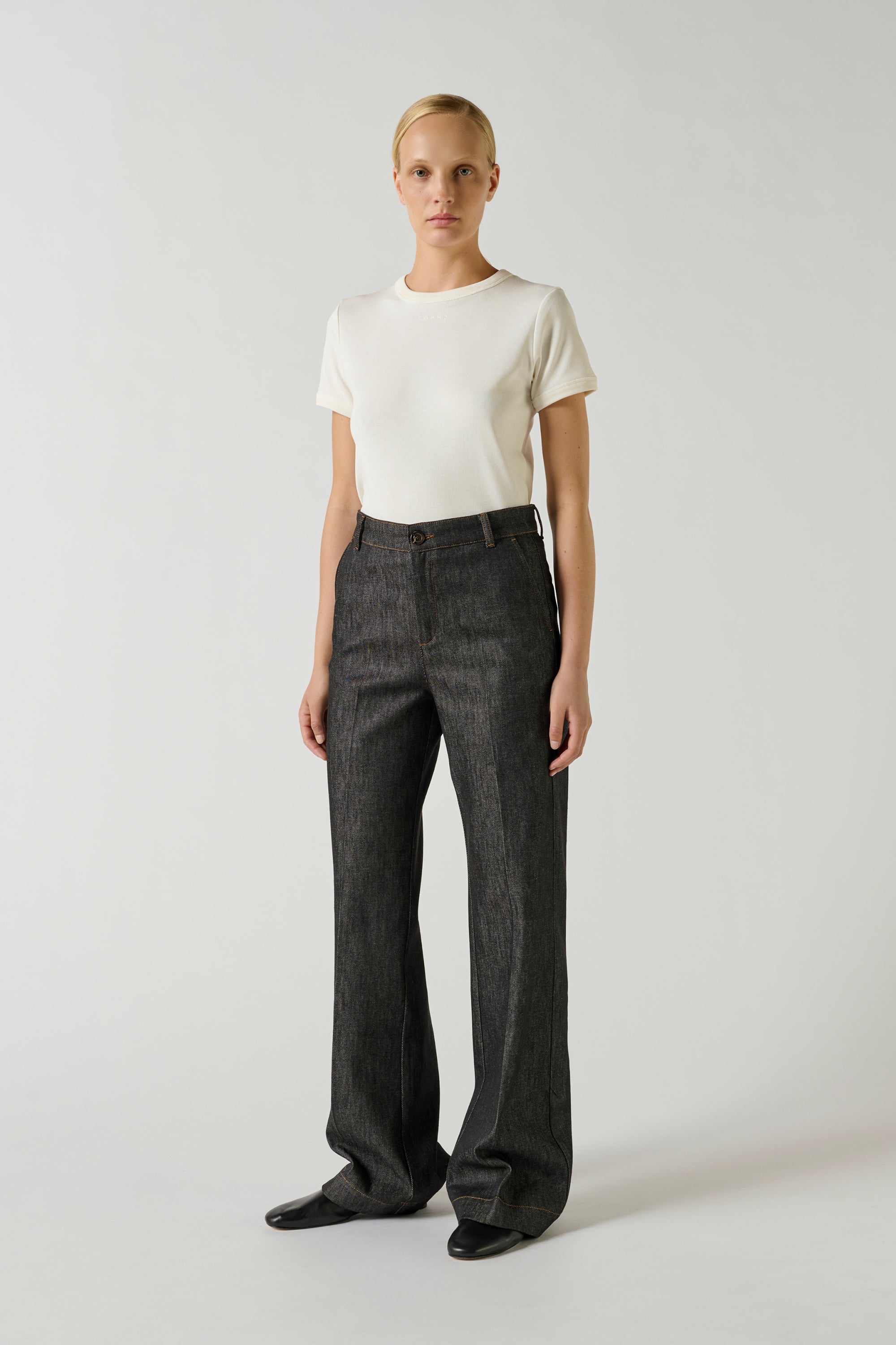 Jean California - Denim Brut Noir - Femme