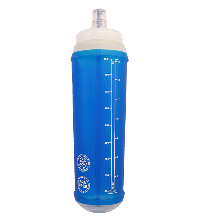 Custom logo Hot Products 450ml BPA Free Outdoor Sport Drinking Collapsible Foldable Water Bottle