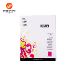 Imari Coated Glossy Paper 148gsm Short 25 Sheets per Pack
