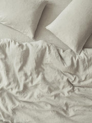 Oatmeal 100% Linen Duvet Cover