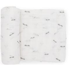 Little Unicorn Cotton Muslin Swaddle Blanket | Bats