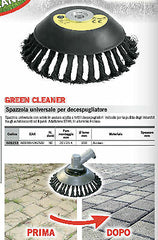 SPAZZOLA FERRO PROFESSIONALE DECESPUGLIATORE Universale BETONELLA  Green Cleaner