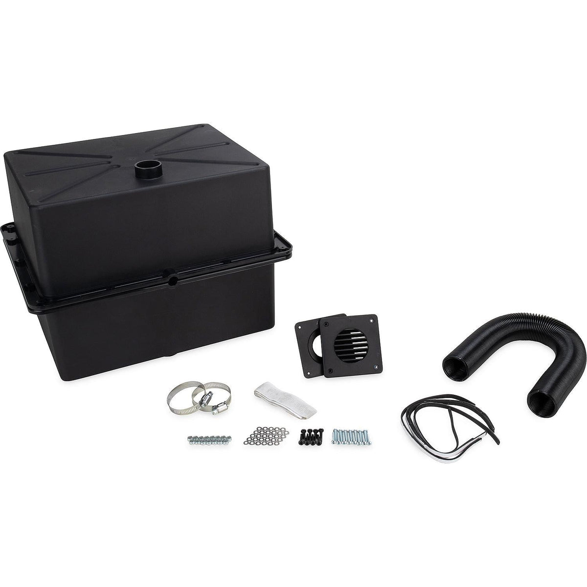 Camco 55385 | Vented Side By Side Dual Battery Box For Group 24 Batteries