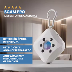 ¡EXCLUSIVO! SCAM PRO® | DETECTOR DE CÁMARAS INFRARROJO