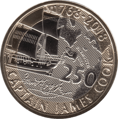 2018 TWO POUND £2 CAPTAIN JAMES COOK BRILLIANT UNCIRCULATED BU - £2 BU - Cambridgeshire Coins