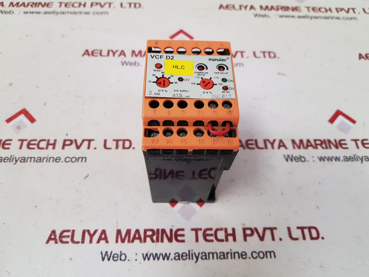 Minilec Vcf D2 Under/Over Voltage Relay