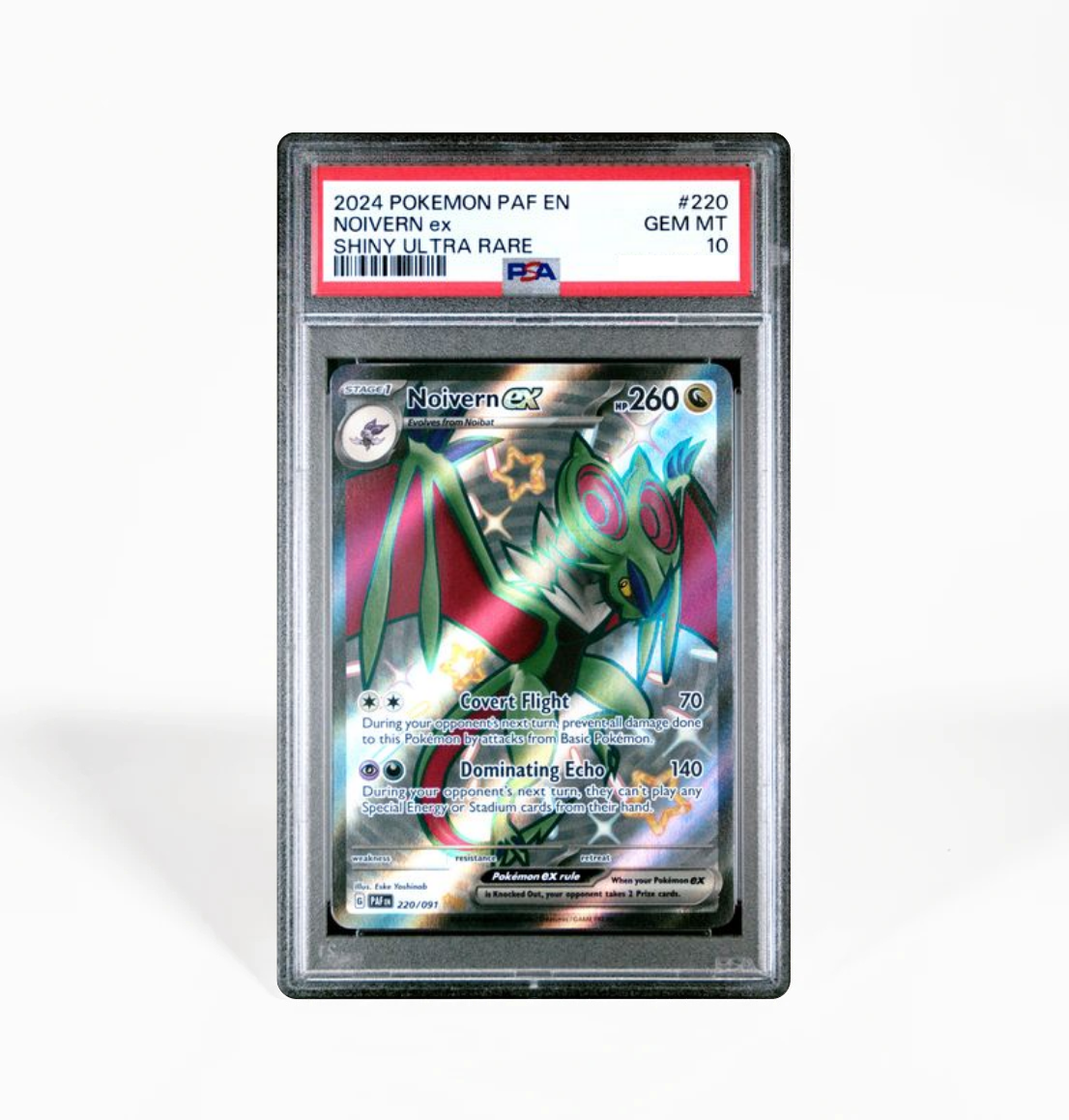 PSA 10 Noivern ex Paldean Fates #220 Pokemon card