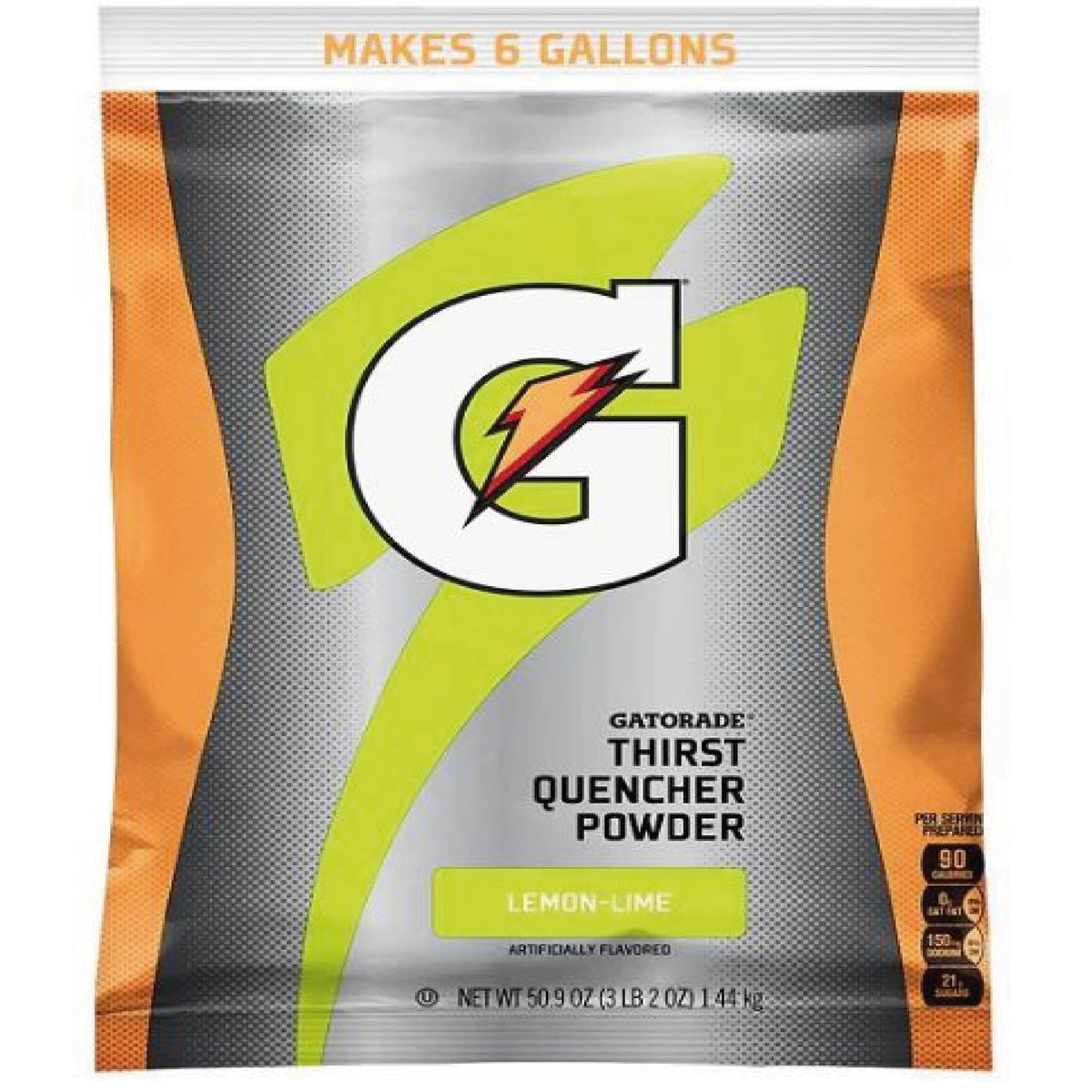 Gatorade Polvo para preparar bebida hidratante 6 galones sabor lima