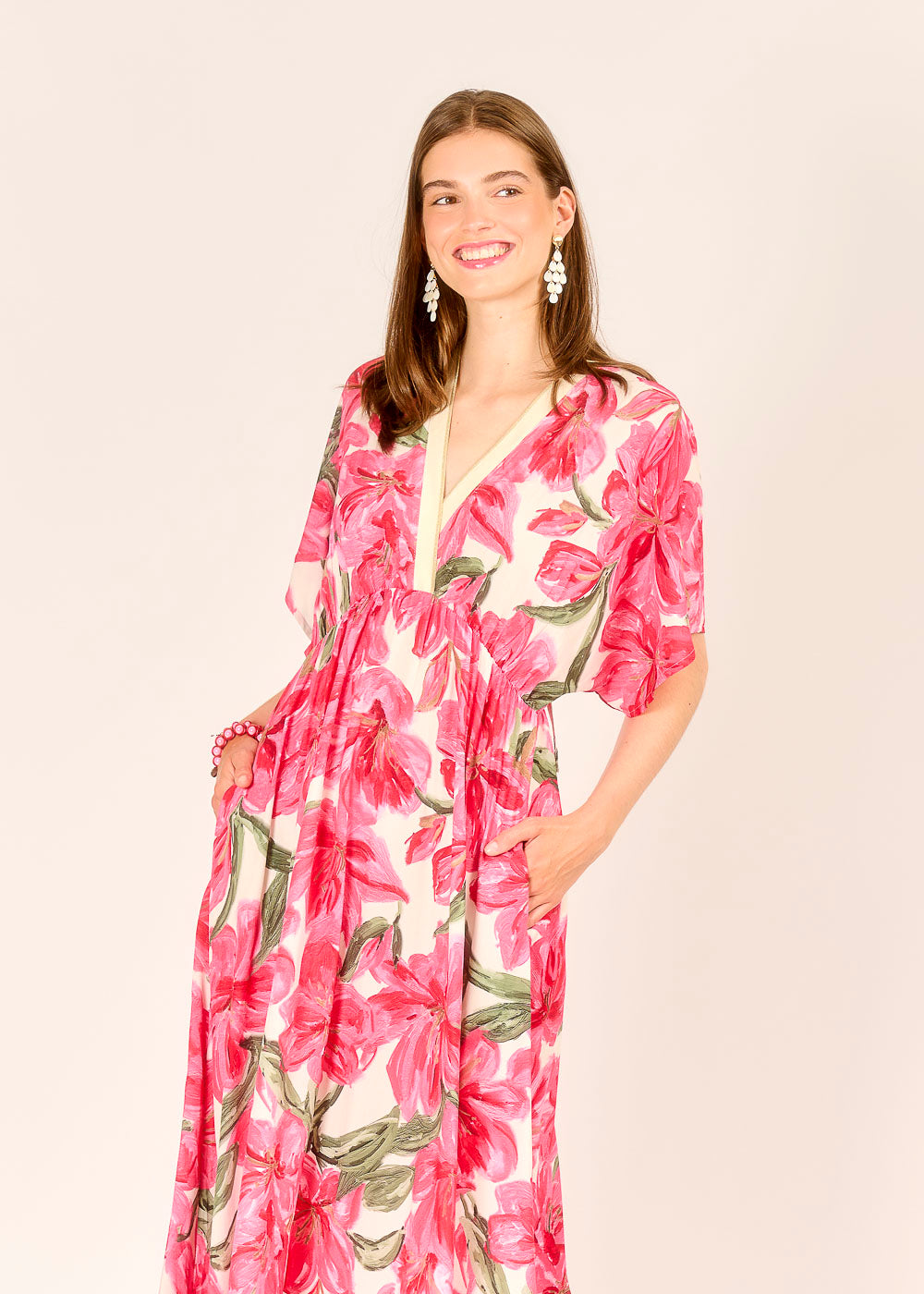 Kleid mit Blüten