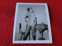 Vintage Nude Erotic Pinup Silver Gelatin Photo Virginia Bell                B138
