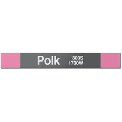 Polk Station Sign - CTAGifts.com
