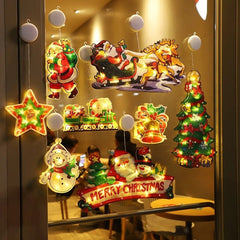 1+1 FREE | FestiveFlair™ – Christmas light chain for windows