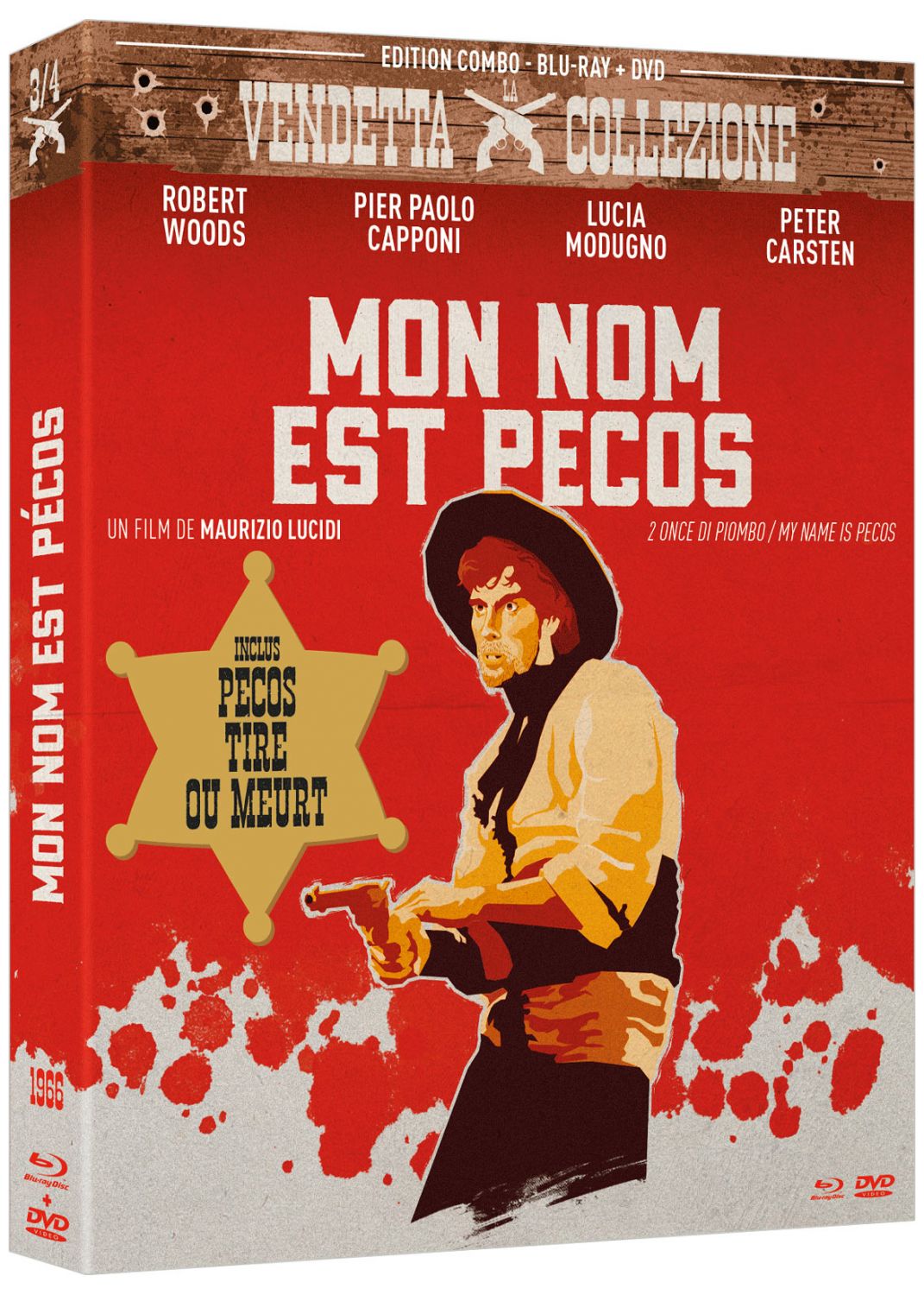 Mon nom est Pécos & Pécos tire ou meurt - COMBO Blu-ray + DVD + Livret 24 pages - flash vidéo
