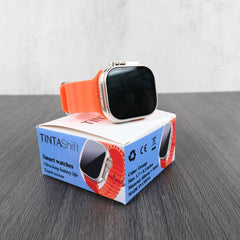 TINTAShift Orange Magnetic Sport Smartwatch Fitness Tracker with Advanced Health Monitoring