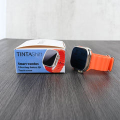 TINTAShift Orange Magnetic Sport Smartwatch Fitness Tracker with Advanced Health Monitoring