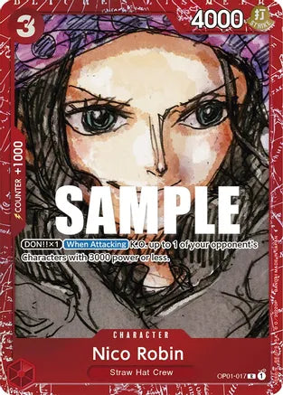 Nico Robin OP01-017 - Film Red - Premium Card Collection-Kantocards