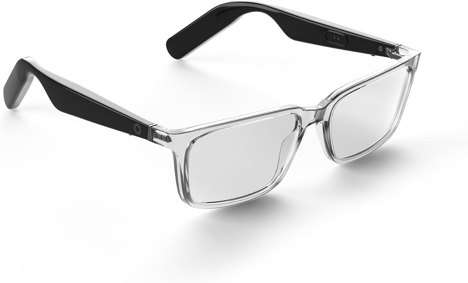 Lucyd Lyte (2025 Version) Smart Glasses for Men - Bluetooth Smart Eyewear with Light Adaptive Photochromic Lenses - Eclipse (Medium)