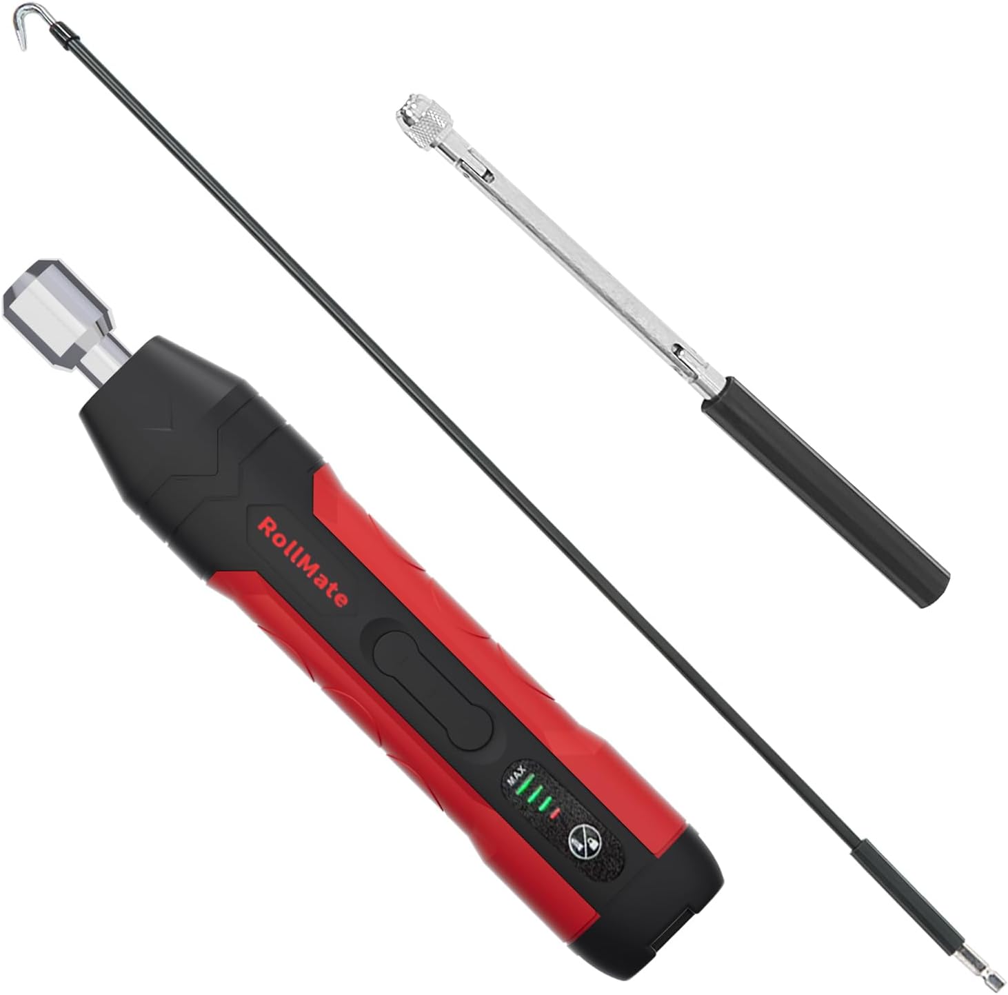 Electric Awning Crank Handle | Cordless Retractable Shade Motorized Roller Tool w/4-Speed Control & Type-C Fast Charging | Compatible with Outdoor Patio Shades, Pergola Blinds