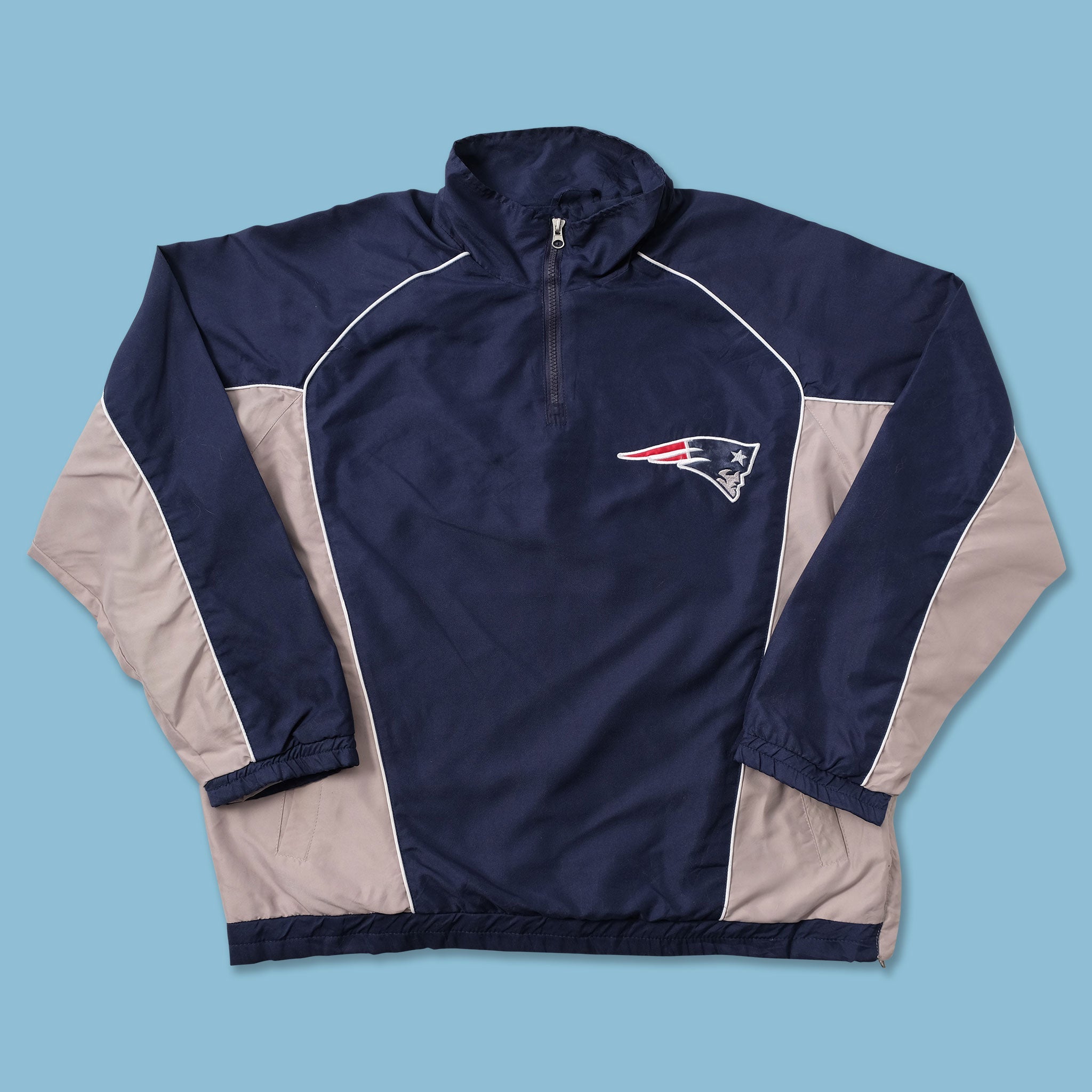 New England Patriots Windbreaker Large - Double Double Vintage