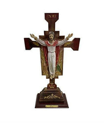 Risen Jesus Christ Resin Figure Religious Ornament Statue Sculpture Easter