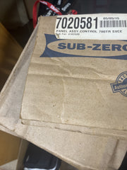 Sub Zero Panel Assy, Control 700TR SVCE Original Part# 7020581 #h.12