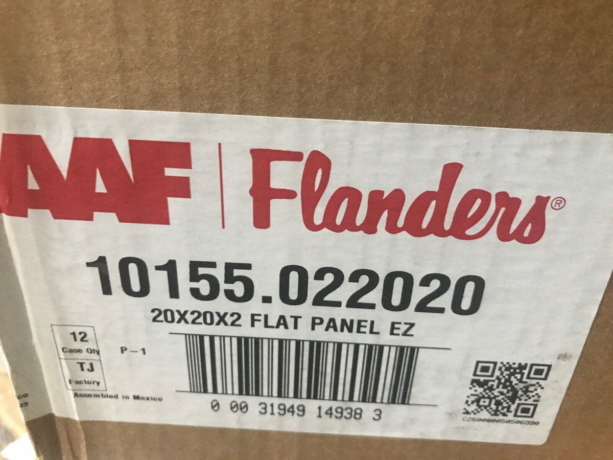 Flanders 20x20x2, Percisionaire Ez Flow Merv 3, 10155.022020, Pack12-Mega Mart Warehouse-Ultimate Unclaimed Freight Buyer and Seller Specialists