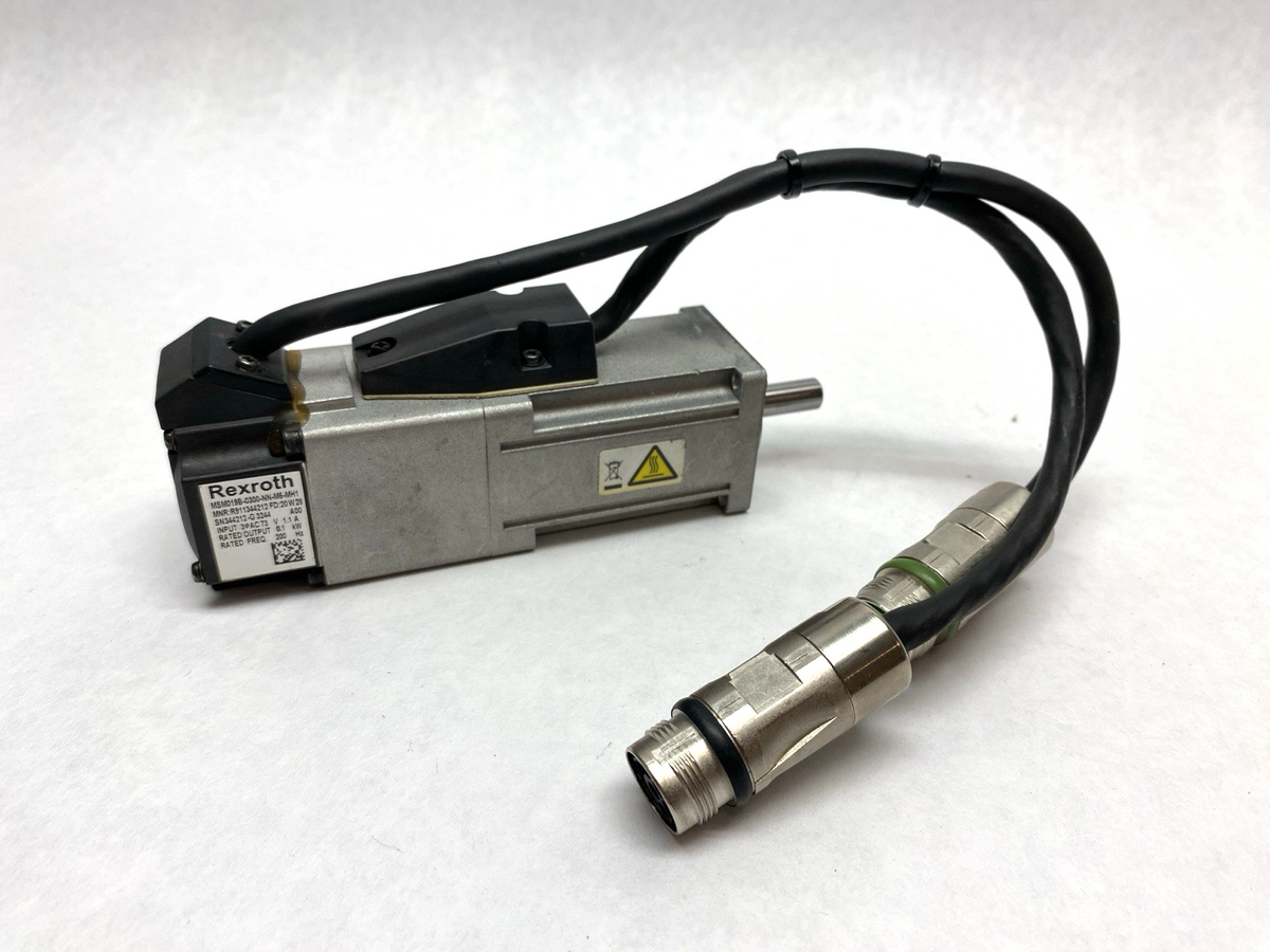 R911344212 | Rexroth FD:20 W 28 MSM019B-0300-NN-M5-MH1 Servo Motor - Used - Maverick Industrial Sales