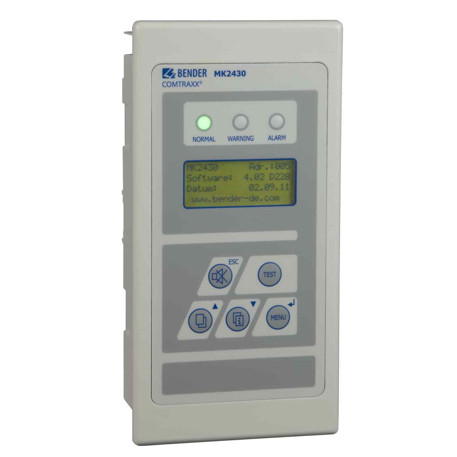 NEW Bender Comtraxx MK2430-12RS Remote Alarm Indicator/Backbox