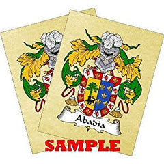 glendonwyn coat of arms parchment print