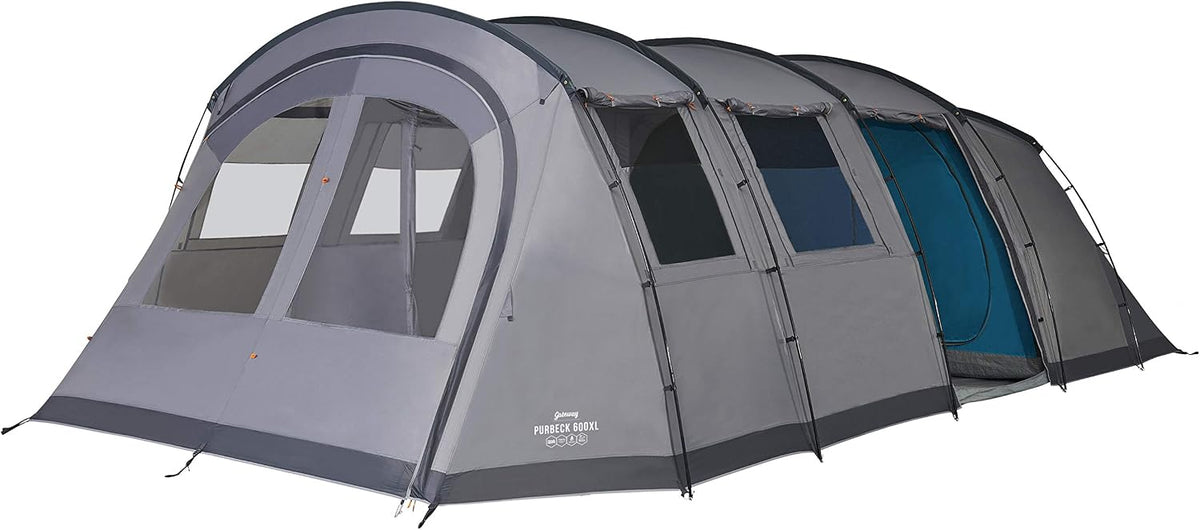 Vango Purbeck 600XL Tent, Vivid Grey, [Amazon Exclusive]