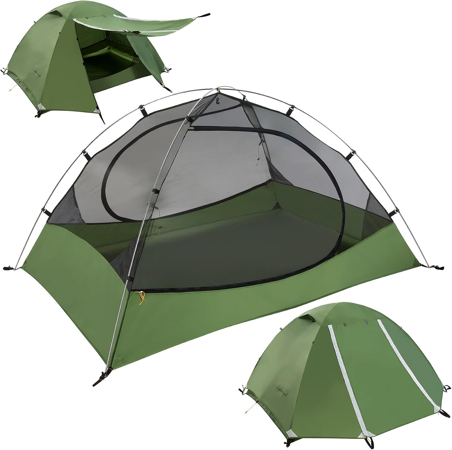 Clostnature 1/1.5/2/3/4/6 Person Lightweight Backpacking Tent, Camping Tent