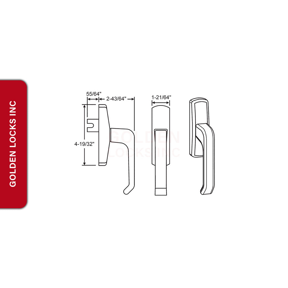 GU Tilt-Turn Handle 854-14658