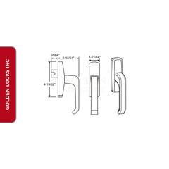 GU Tilt-Turn Handle 854-14658