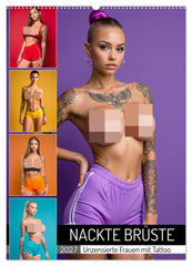 NACKTE BRÜSTE - Unzensierte Frauen mit Tattoo (CALVENDO Wandkalender 2027)