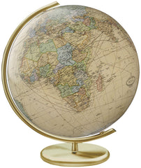 Weimar Illuminated Crystal 16 Inch Desktop World Globe By Columbus Globes