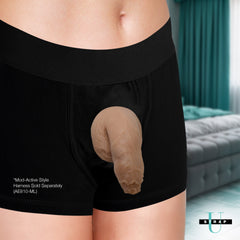 5.1" Uncut Silicone Packer Dildo - Medium-0