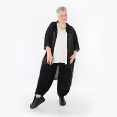 Ballonhose von AKH Fashion aus Materialmix, 1431.05920, Schwarz, Ausgefallen, Zeitlos
