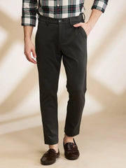 Olive Cropped fit Men's Chinos