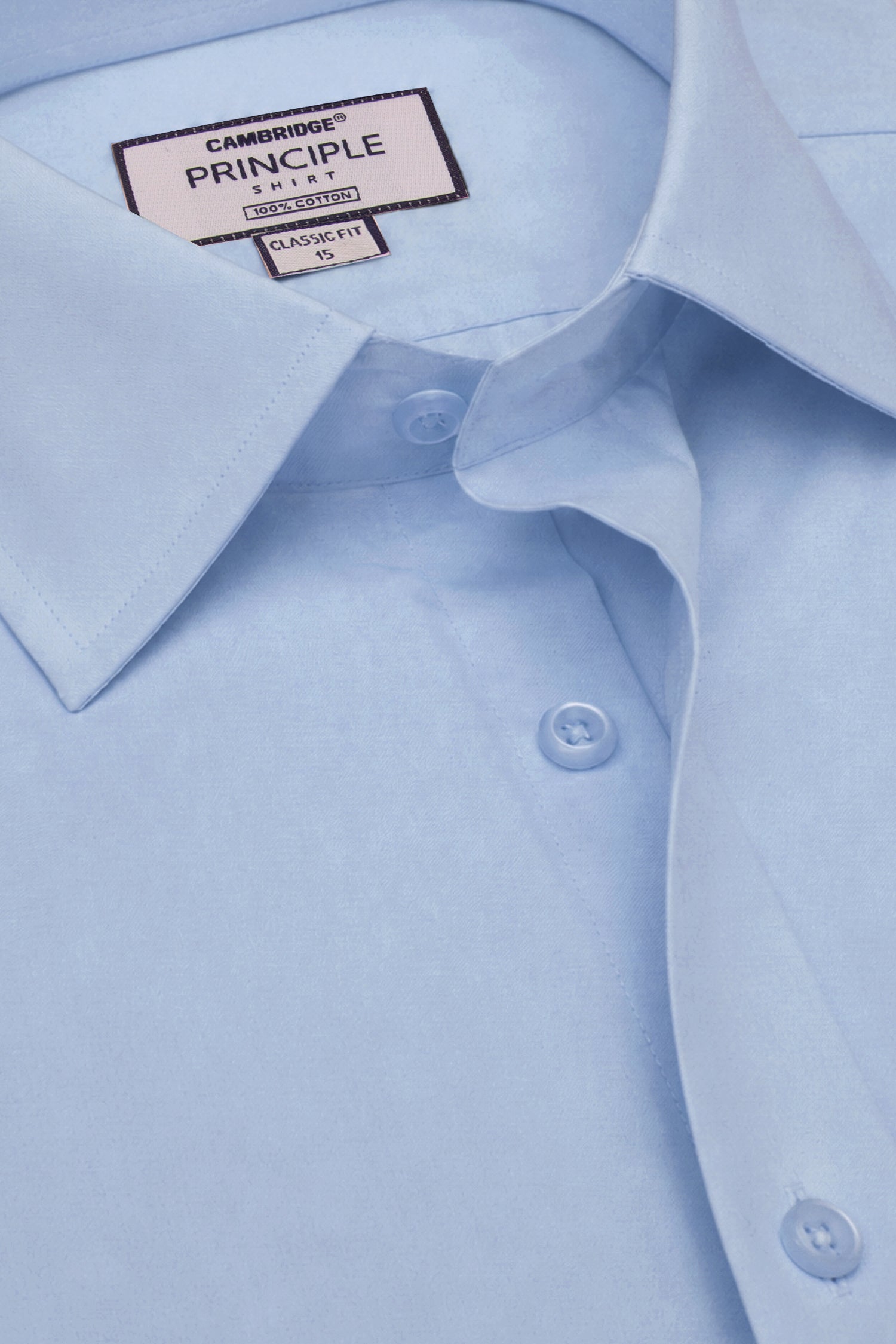 PRINCIPLE PLAIN SHIRT - BLUE