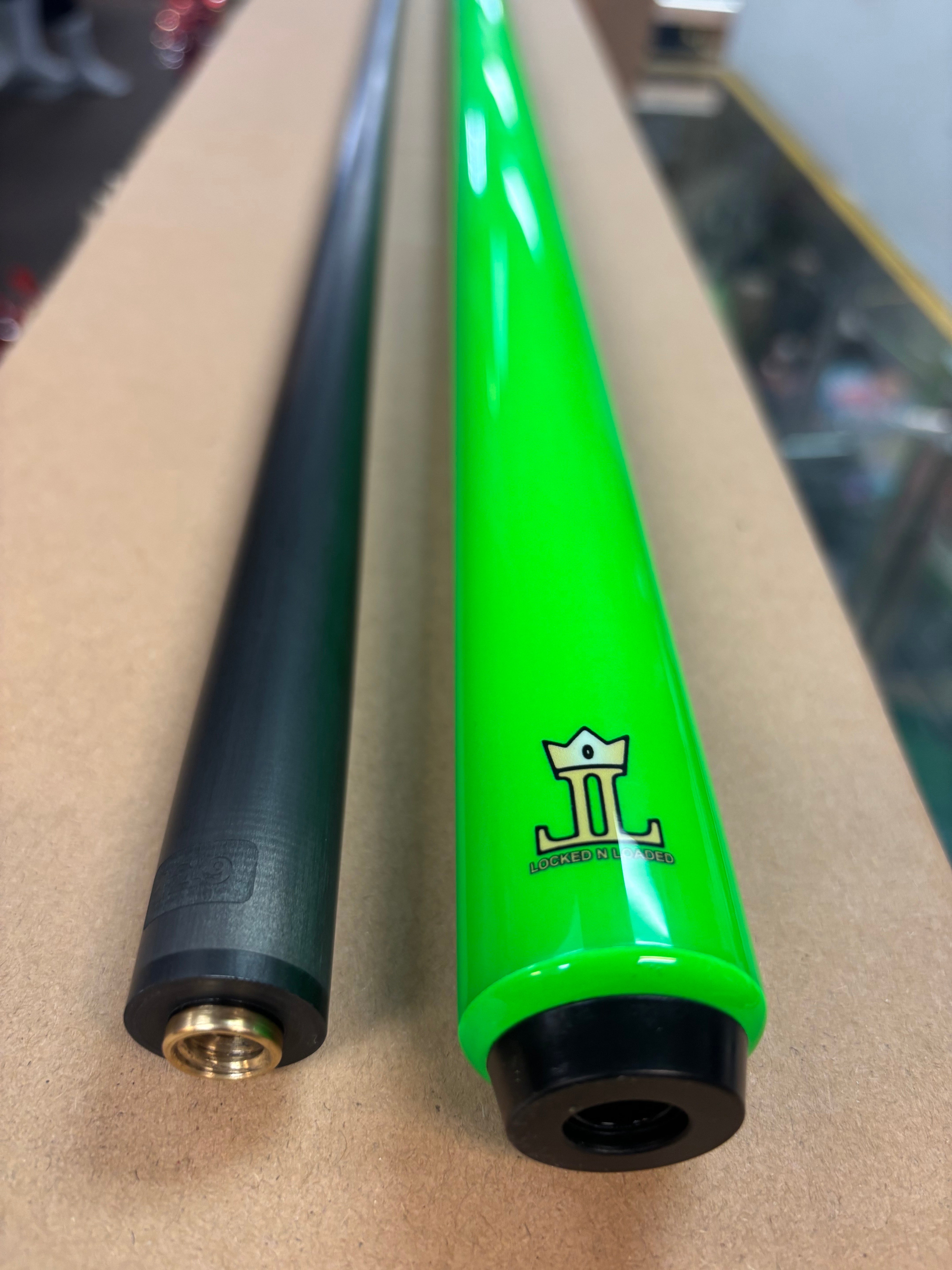 LOCKED N LOADED BREAK CUE (GREEN)