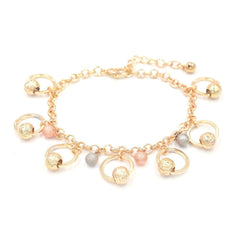 Beads And Charms Chunky Bracelet BRS 987