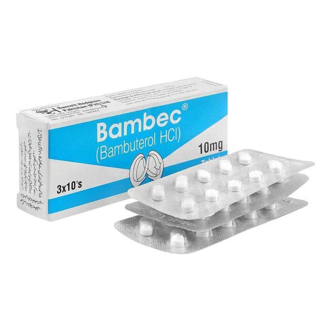 Bambec (Bambuterol) 10mg, 30 Ct - Barrett Hodgson
