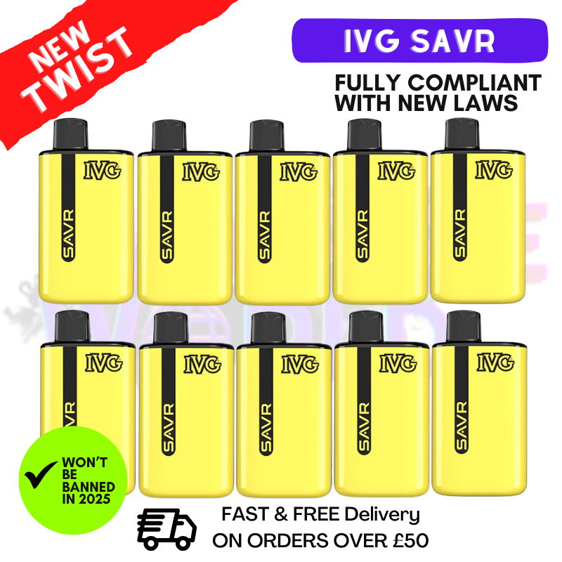 Banana ICE IVG Savr 3K Puff Box Of 10