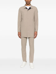 Distretto 12 Reversible Men's Trench Coat Beige-Blue
