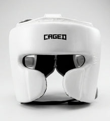Caged 'X' Series Headguard - White