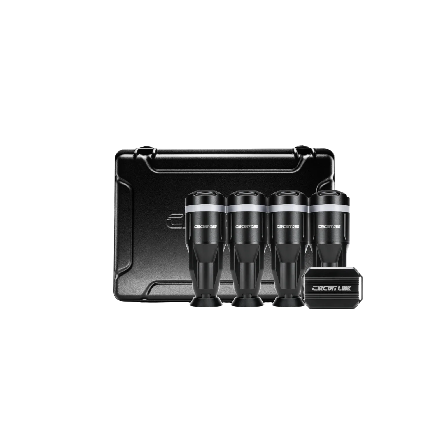 Juego de 4 actuadores Circuit One D Force 1 en aluminio mecanizado para movimiento y vibración háptica