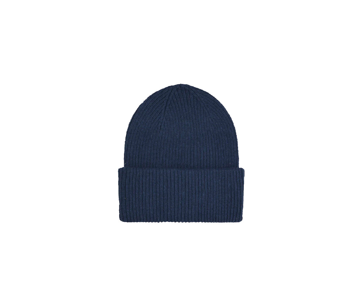 Merino Wool Hat - Navy Blue