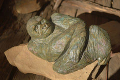 Polished  Green Verdite Gorilla Carving  x 1 From Zimbabwe - Toprock Gemstones and Minerals