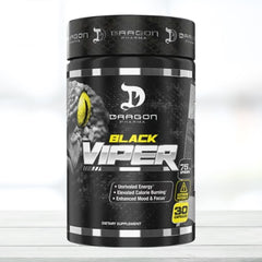 Dragon Pharma Black Viper | Advanced Thermogenic Support | 30 Capsules | Energy & Metabolism Formula - The Muscle Kart.com