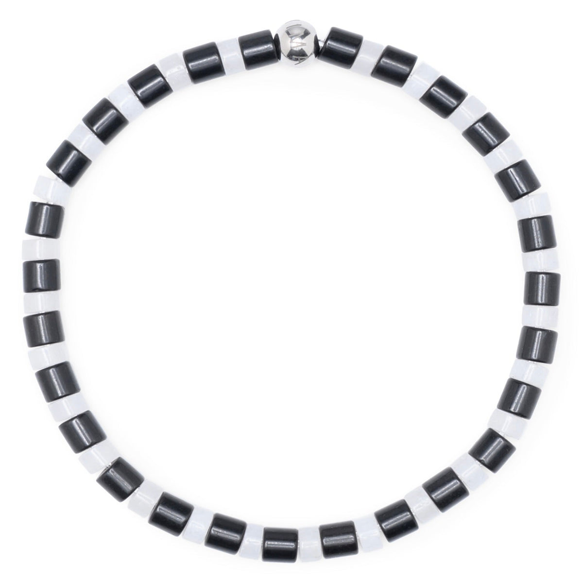 Handgefertigtes Maori Onyx Perlenarmband für Damen und Herren